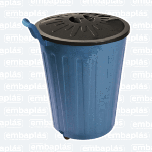 Cesto Fechado 100 Litros C/ Rodas - ARQPLAST