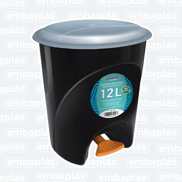 Lixeira C/ Pedal 12 Litros - ARQPLAST