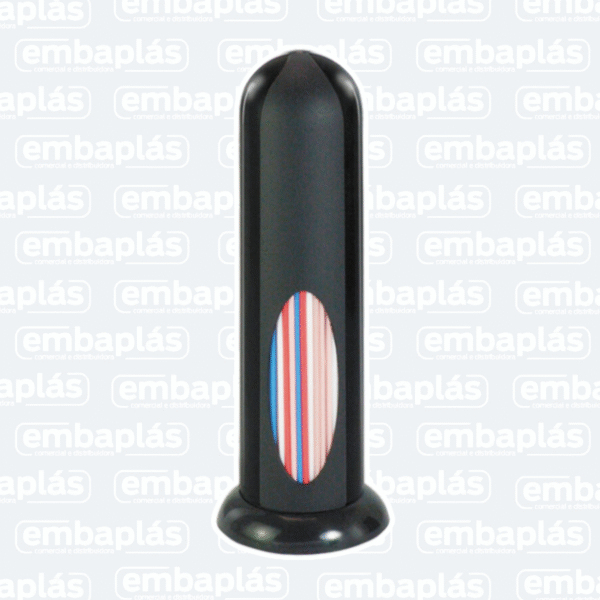 Porta Canudos Texturizado Preto - JSN