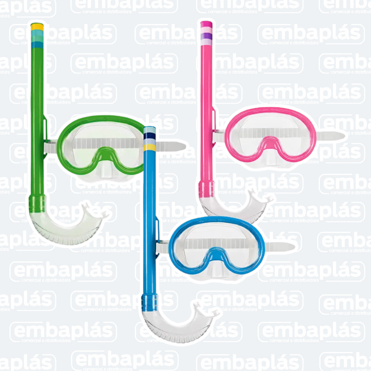 Máscara De Mergulho E Snorkel Infantil - MOR