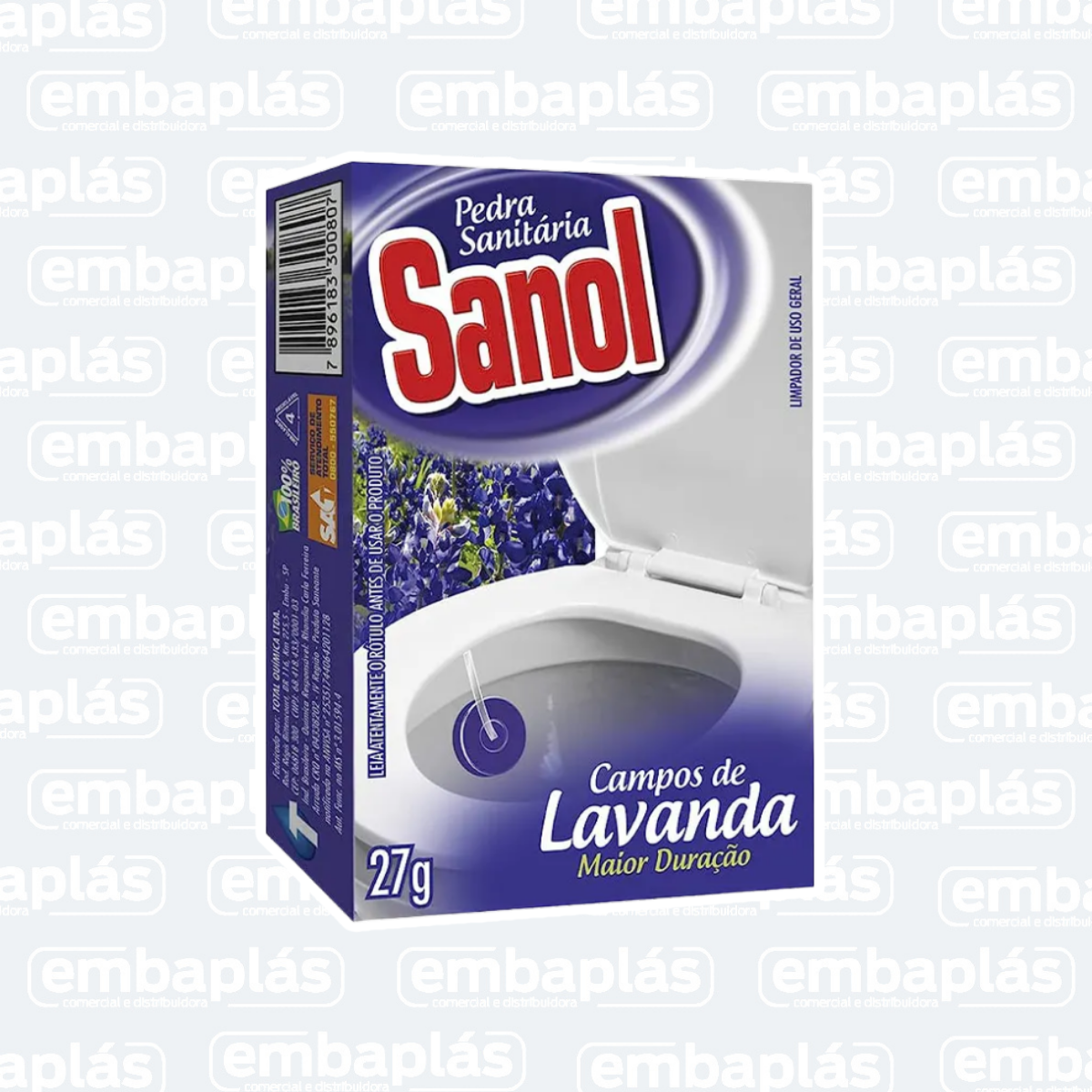 Pedra Sanitária Lavanda 27g - SANOL