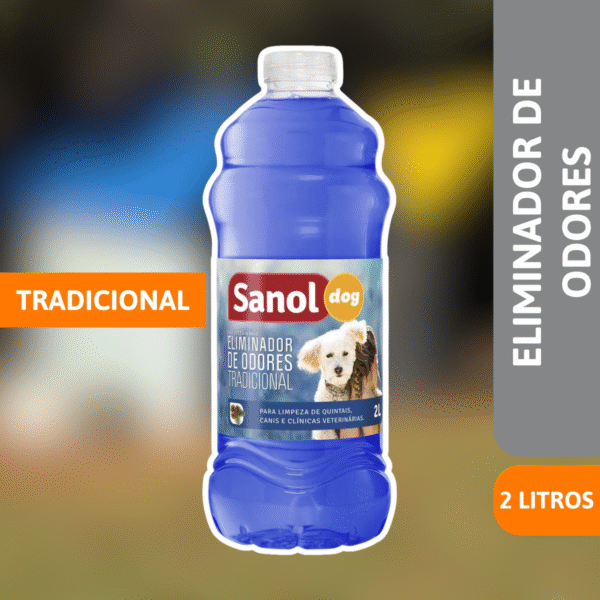 Eliminador De Odores Tradicional 2L - SANOL DOG - Imagem 2