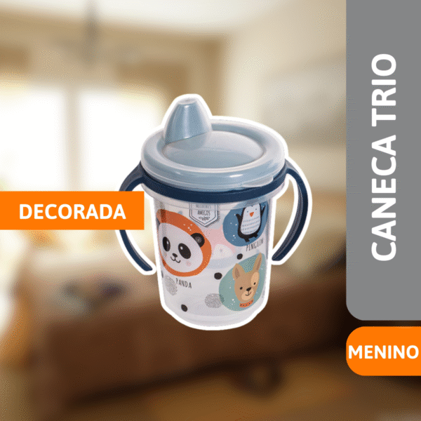 Caneca Decorada Trio 330ml - PLASUTIL - Imagem 2
