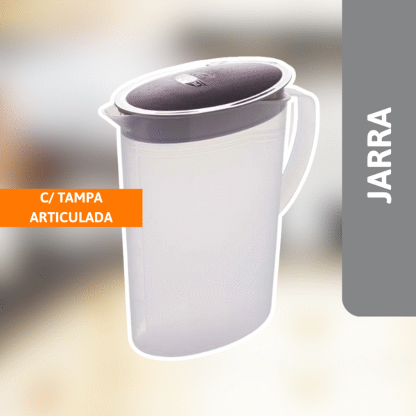 Jarra C/ Tampa Articulada 2L - PLASÚTIL - Imagem 2