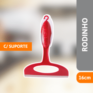 Rodinho 16cm C/ Suporte - PLASUTIL