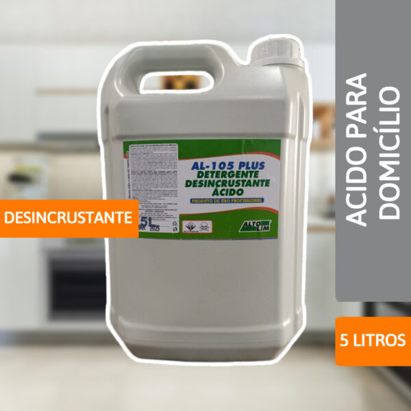 Ácido Para Limpeza Domiciliar 5L AL-105 - ALTOLIM - Imagem 2