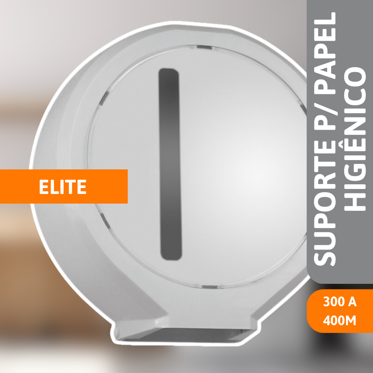 Suporte Papel Higiênico Elite 300 a 400 Metros - JSN - Imagem 2