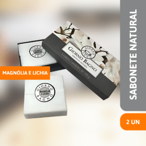 Kit Giorno Bagno Magnolia e Lichia C/2 Sabonetes - SANOL