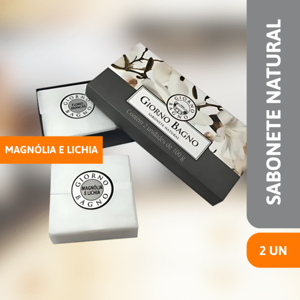 Kit Giorno Bagno Magnolia e Lichia C/2 Sabonetes - SANOL - Imagem 2