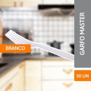 Garfo Master Branco 50 Un  - PRAFESTA