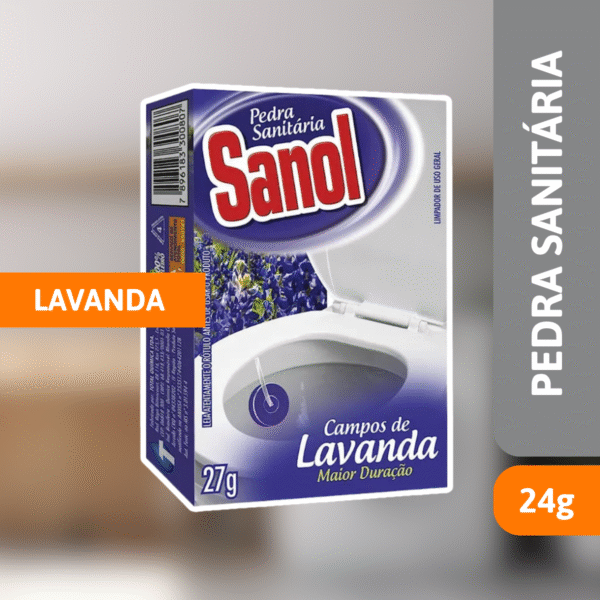 Pedra Sanitária Lavanda 27g - SANOL - Imagem 2