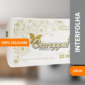 Interfolha 100% Celulose 20 X 20 C/1000 - OUROPPEL