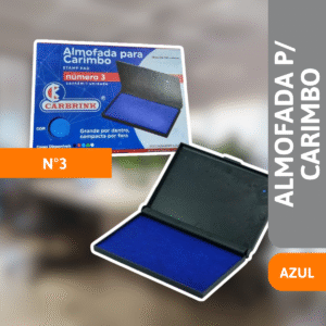 Almofada Para Carimbo N°3 Azul - CARBRINK