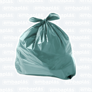 Saco De Lixo 100 Litros C/ 10 Un Verde - PLASTJAL