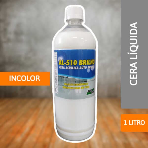 Cera Líquida Auto Brilho Incolor 1L - ALTOLIM - Imagem 2