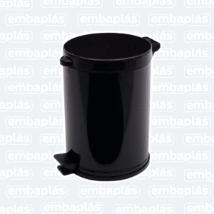 Lixeira Com Pedal 10,5 Litros Preta - VIEL
