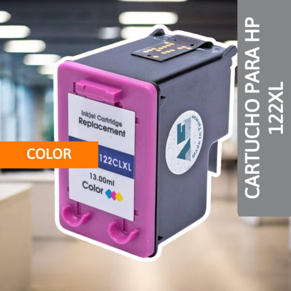 Cartucho Para HP 122 XL Color - MASTERPRINT - Imagem 2
