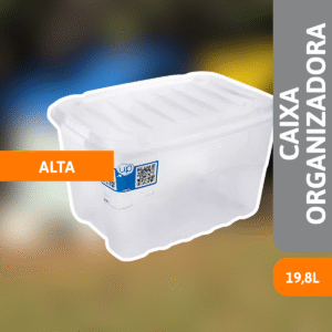 Caixa Organizadora Box Alta 19,8L - PLASÚTIL