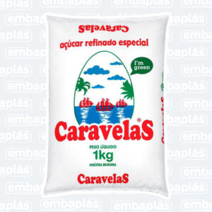 Açúcar Refinado 1Kg - CARAVELAS
