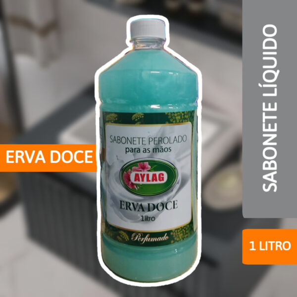 Sabonete Líquido Erva Doce 1L - AYLAG - Imagem 2