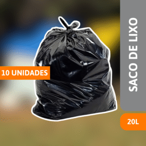 Saco De Lixo 20 Litros C/ 100 Un - PLASTJAL
