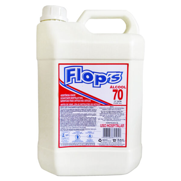 ÁLCOOL 70% 5 L - FLOP´S - TANGARA