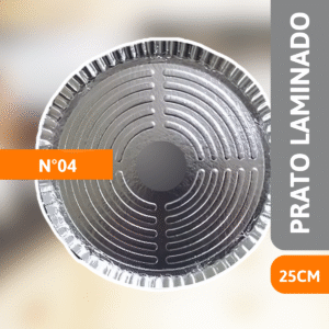 Prato Laminado N°04 25cm - JOPEL