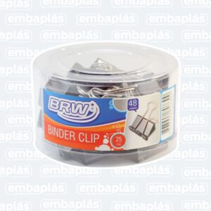 Clips Para Papel Binder 25MM - BRW