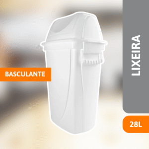 Lixeira Basculante 28 Litros - PLASUTIL