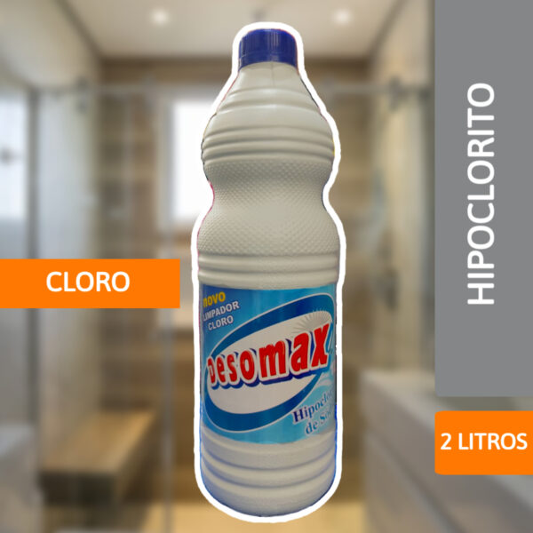 Hipoclorito De Sódio 1L Cloro - DESOMAX - Imagem 2