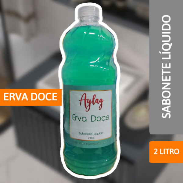 Sabonete Líquido Erva Doce 2L - AYLAG - Imagem 2