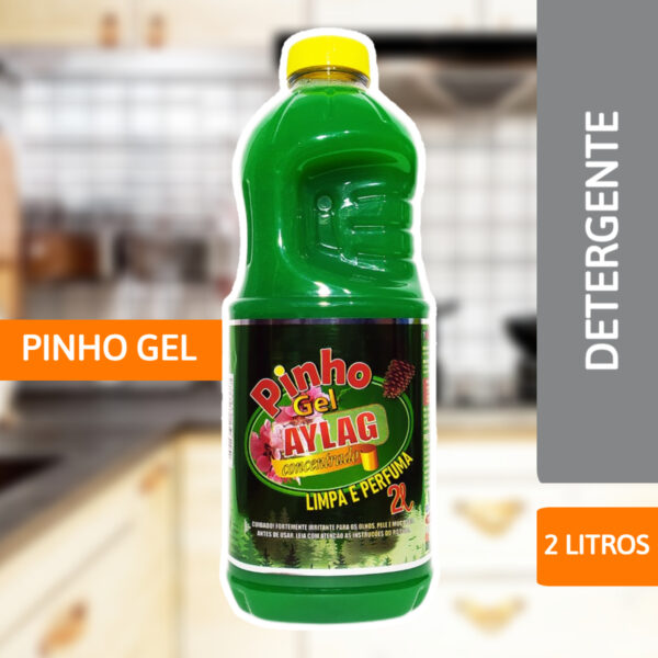 Detergente Pinho Gel 2L - AYLAG - Imagem 2