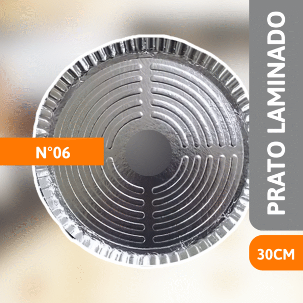 Prato Laminado N°06 30cm - JOPEL - Imagem 2