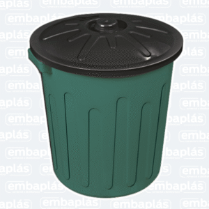 Cesto Fechado C/ Tampa 30 Litros CF30 - ARQPLAST