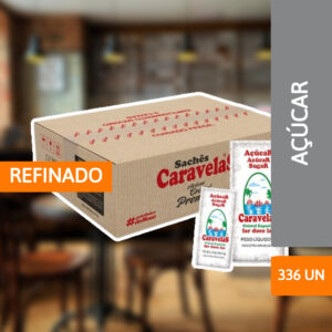 Açucar Refinado Sachês 5g C/336 Un - CARAVELAS