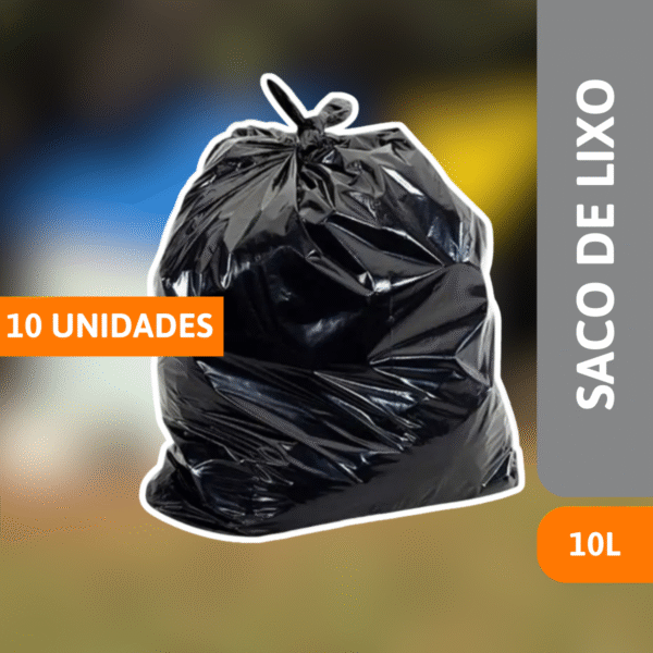 Saco De Lixo 40 Litros C/ 10 Un - PLASTJAL - Imagem 2