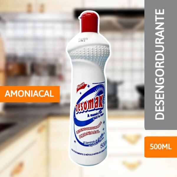 Desengordurante Amoniacal 500 ML - DESOMAX - Imagem 2
