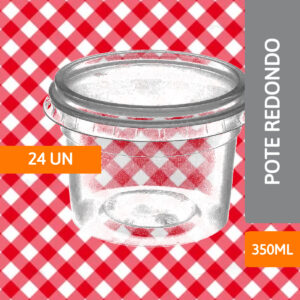 Pote Redondo 500ML Pct C/ 24 Un - PRAFESTA