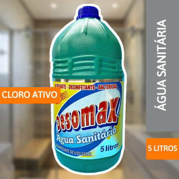 Água Sanitária 5L - DESOMAX - Imagem 2