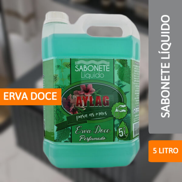 Sabonete Líquido Erva Doce 5L - AYLAG - Imagem 2