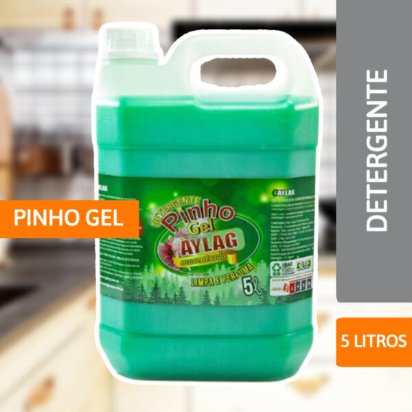 Detergente Pinho Gel 5L - AYLAG - Imagem 2
