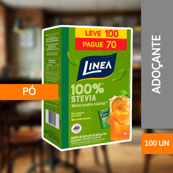 Adoçante Sache 60mg C/100 UN - LINEA - Imagem 2
