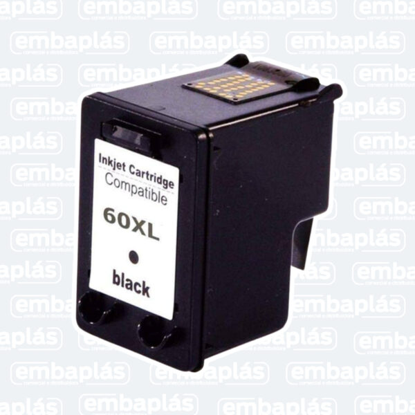 Cartucho Para HP 60 XL Black - MASTERPRINT