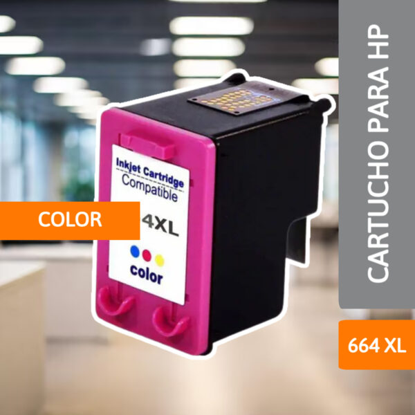 Cartucho Para HP 664 XL Color - MASTERPRINT - Imagem 2