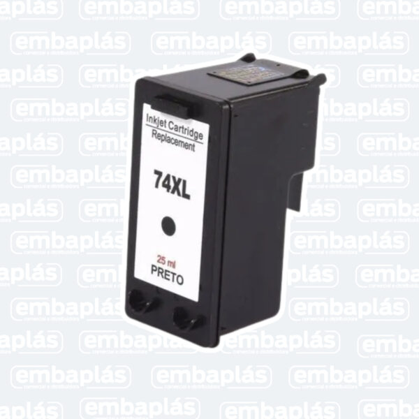 Cartucho Para HP 74 XL Black - MASTERPRINT
