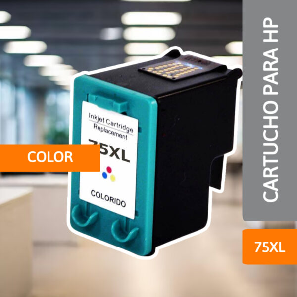 Cartucho Para HP 75 XL Color - MASTERPRINT - Imagem 2
