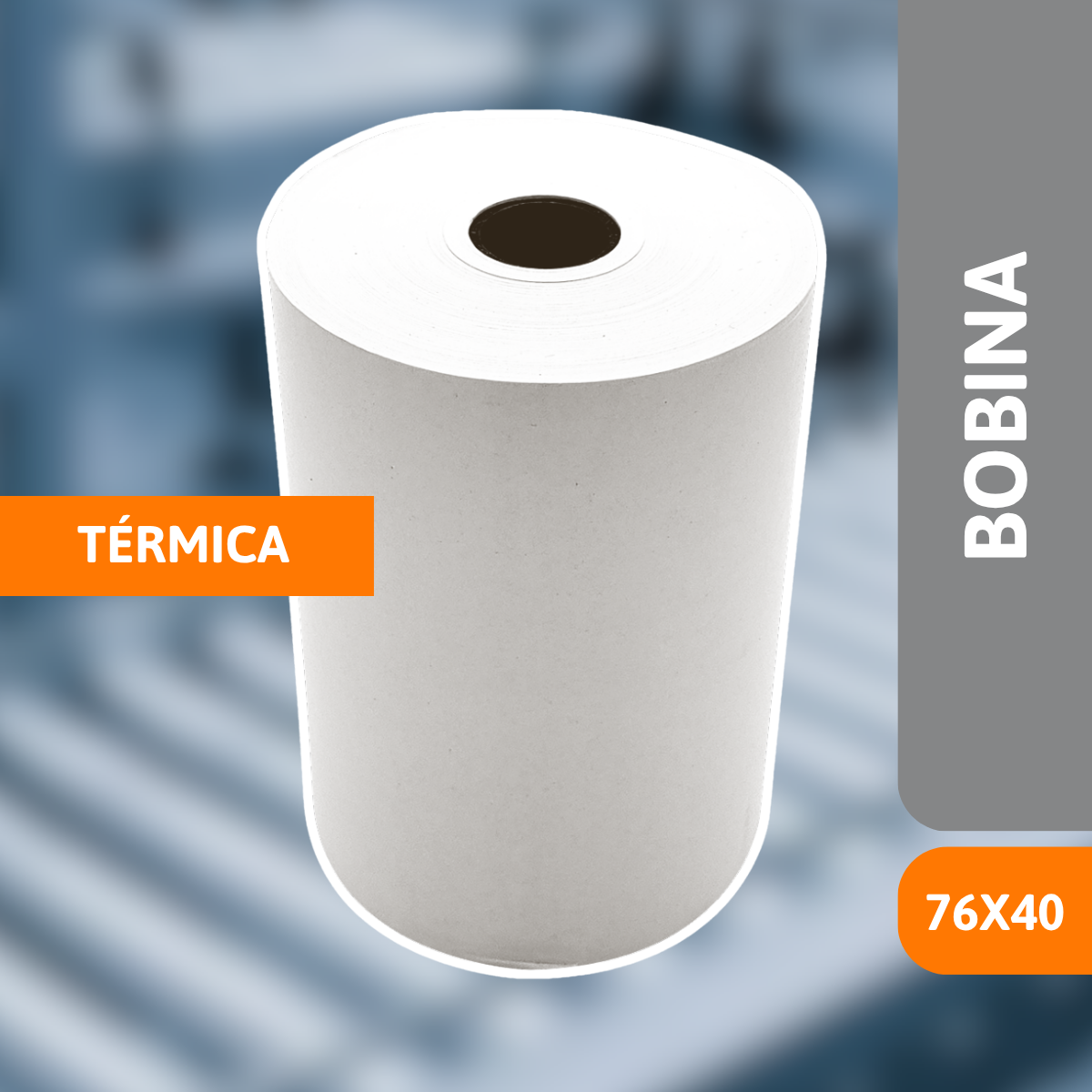 Bobina Térmica 76mm X 40 - AUTOPEL - Imagem 2