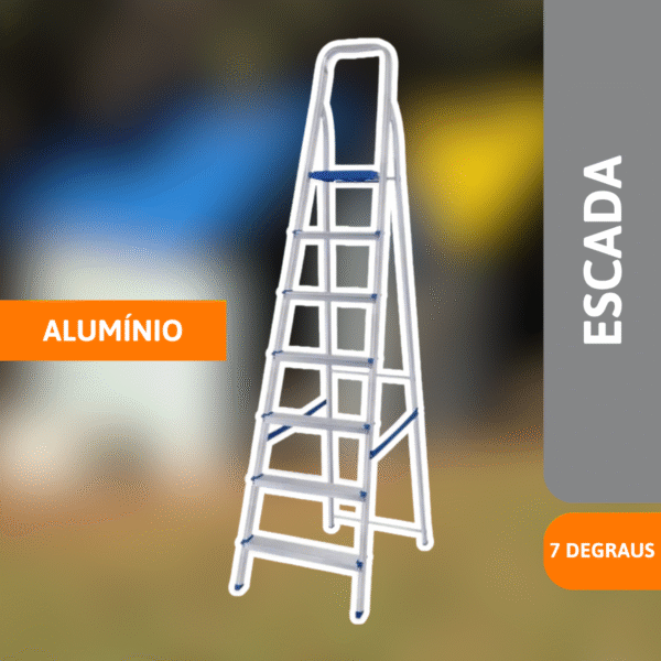 Escada Alumínio 7 Degraus - MOR - Imagem 2