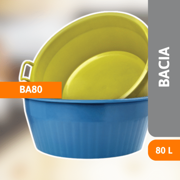Bacia 80 Litros BA80 - ARQPLAST - Imagem 2