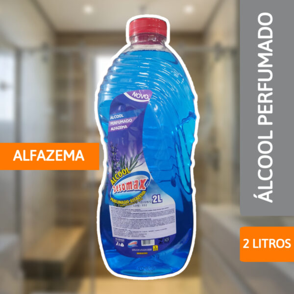 Álcool Perfumado Alfazema 2L - DESOMAX - Imagem 2